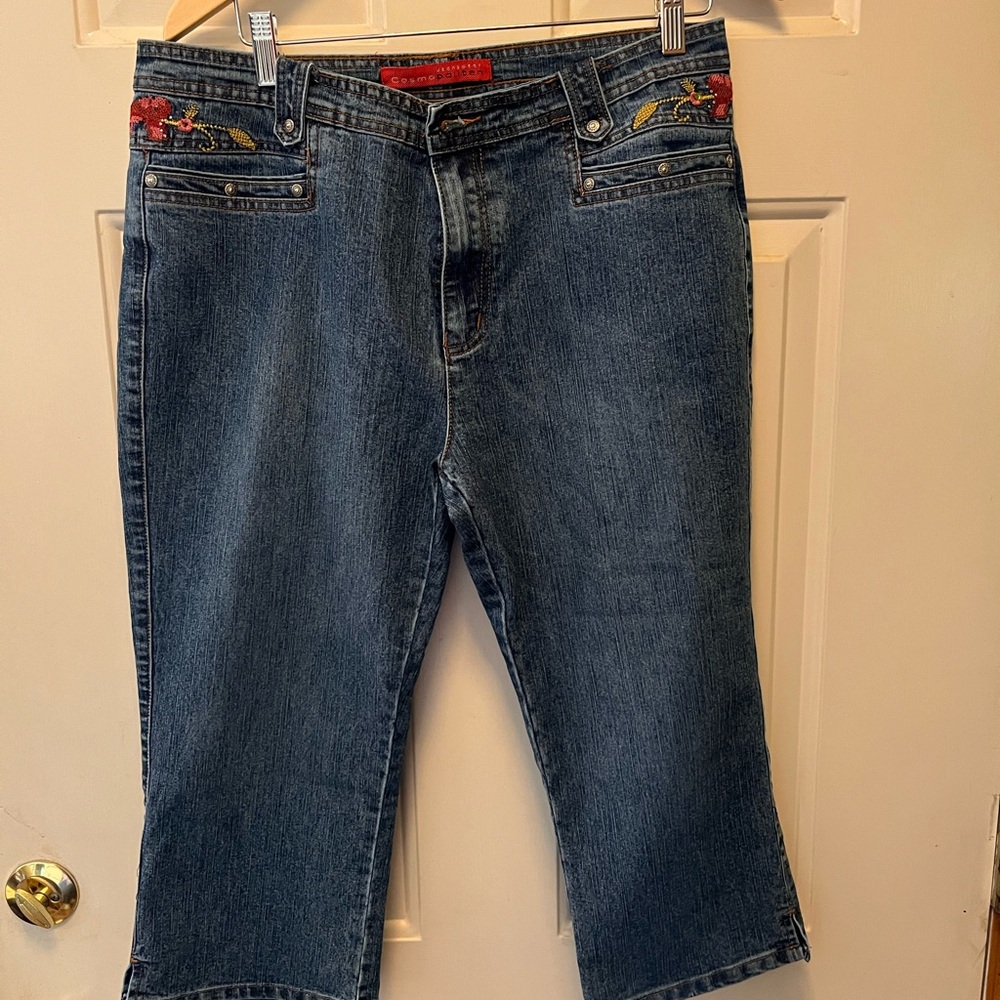 Cosmopolitan Blue Ankle Cropped Jeans
